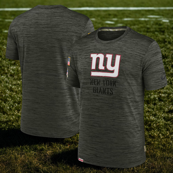 New York Giants Nike NFL Football Salute to Service Velocity T-Shirt Sz. L NWT - Picture 1 of 9